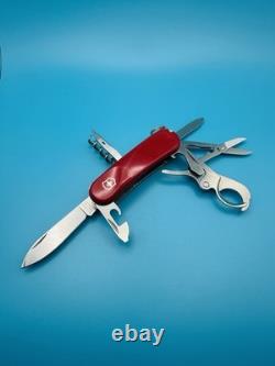 VICTORINOX Delémont Evolution Cigar 79 Swiss Army Knife Multi Tool 85mm RED