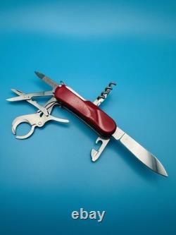 VICTORINOX Delémont Evolution Cigar 79 Swiss Army Knife Multi Tool 85mm RED