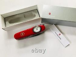 VICTORINOX Handyman Timer Clock Red/Black Timekeeper Swiss Army Knife Custom