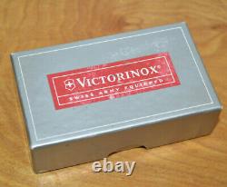 VICTORINOX STERLING SILVER SWISS ARMY KNIFE Model 53029 Hammered With Box
