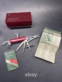 VICTORINOX SWISS CHAMP 1.6795 OFFICERS ARMY KNIFE 29 TOOL With BOX PAPERS