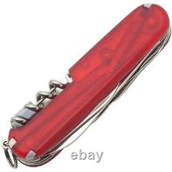 VICTORINOX Swiss Army Traveller 22 Function Red Pocket Knife, Ruby 53858