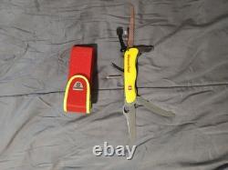 VICTORINOX Swiss Army Yellow Rescue Tool With Cordura Pouch SWITZERLAND. NEW