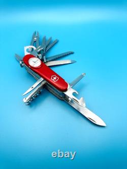 VICTORINOX Swiss Champ SuperTimer Swiss Army Knife Multi Tool 91mm RED