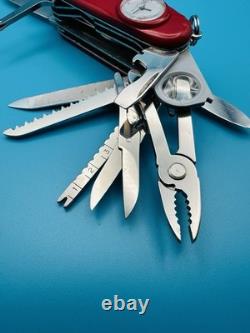 VICTORINOX Swiss Champ SuperTimer Swiss Army Knife Multi Tool 91mm RED