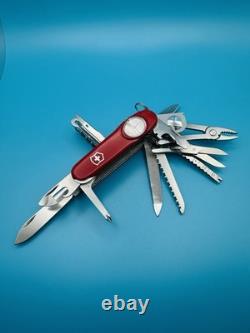VICTORINOX Swiss Champ SuperTimer Swiss Army Knife Multi Tool 91mm RED