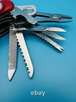 VICTORINOX Swiss Champ SuperTimer Swiss Army Knife Multi Tool 91mm RED