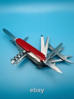 VICTORINOX Swiss Champ SuperTimer Swiss Army Knife Multi Tool 91mm RED