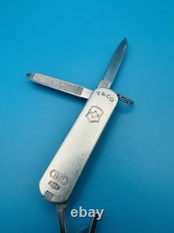 VICTORINOX TIFFANY & Co. Sterling Silver 925 1837 Swiss Army Knife Multi-Tool