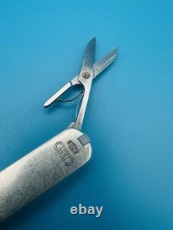 VICTORINOX TIFFANY & Co. Sterling Silver 925 1837 Swiss Army Knife Multi-Tool