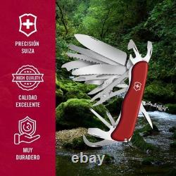 VICTORINOX Work Champ XL Lockblade Swiss Army Knife Milti Tool 111mm RED NEW