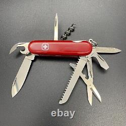 VINTAGE RARE Wenger Delemont FORESTER 85mm 8-Tool Red Swiss Army Knife NEW