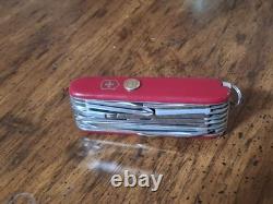 VINTAGE VICTORINOX SWISS ARMY KNIFE OFFICER SUISSE ROSTFREI With Case