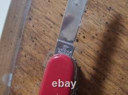 VINTAGE VICTORINOX SWISS ARMY KNIFE OFFICER SUISSE ROSTFREI With Case