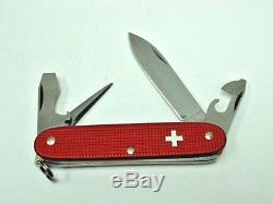 VINTAGE Victorinox Red Alox Soldier Swiss Army KNIFE VERY NICE