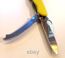 VTG VICTORINOX Rescue Tool Swiss Folding Pocket Knife w\original textile case
