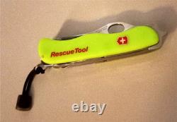 VTG VICTORINOX Rescue Tool Swiss Folding Pocket Knife w\original textile case