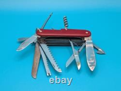 VTG Victoria Victorinox Champion 1952-1974 Swiss Army Knife! With Long Nail File