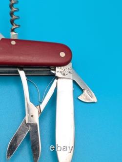 VTG Victoria Victorinox Champion 1952-1974 Swiss Army Knife! With Long Nail File