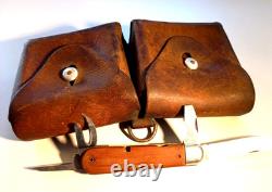 VTG WENGERINOX Military Swiss Army Folding Pocket Knife 1952, Mod. 51+Pouch 1934