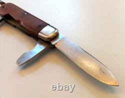 VTG WENGERINOX Military Swiss Army Folding Pocket Knife 1952, Mod. 51+Pouch 1934