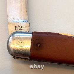 VTG WENGERINOX Military Swiss Army Folding Pocket Knife 1952, Mod. 51+Pouch 1934