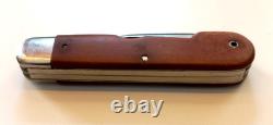 VTG WENGERINOX Military Swiss Army Folding Pocket Knife 1952, Mod. 51+Pouch 1934