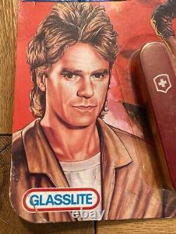 Very Rare, Glasslite-macgyver Swiss Army Pocket Knife Toy, Brazil, 1993