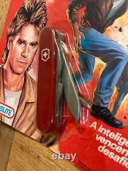 Very Rare, Glasslite-macgyver Swiss Army Pocket Knife Toy, Brazil, 1993