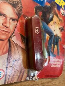 Very Rare, Glasslite-macgyver Swiss Army Pocket Knife Toy, Brazil, 1993