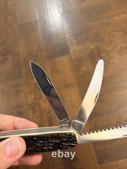Very Rare Victorinox Stag Hunter Knife Safari Series Excellent Condition