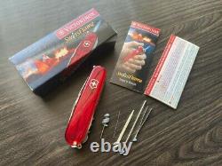 Very Rare Victorinox SwissFlame Swiss Army Knife Lighter NIB Box and Paper