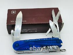 Very Rare WORKING! Victorinox SwissFlame Butane Lighter Swiss army knife BLUE