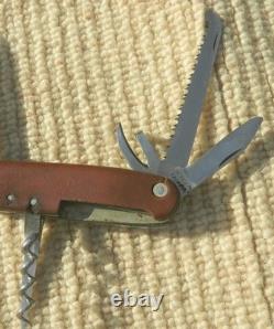 Very old antique Wenger Tahara Swiss Army Knife Very rare-Been Around, Camper