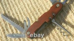 Very old antique Wenger Tahara Swiss Army Knife Very rare-Been Around, Camper