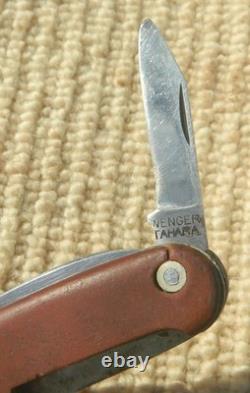 Very old antique Wenger Tahara Swiss Army Knife Very rare-Been Around, Camper
