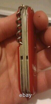 Victoria Era ELINOX CAMPING PICNICKER Swiss Army Knife w Serrated Main Blade