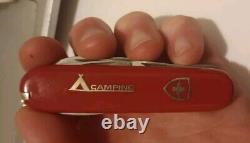 Victoria Era ELINOX CAMPING PICNICKER Swiss Army Knife w Serrated Main Blade