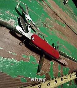 Victoria Victorinox Officer Swiss Army Knife Tool Rare (Read Description)