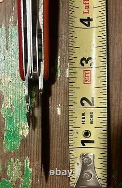 Victoria Victorinox Officer Swiss Army Knife Tool Rare (Read Description)