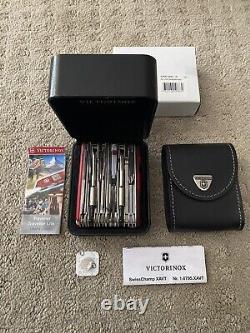 Victorinox 1.6795. XAVT SwissChamp XAVT Swiss Army Knife With Leather Pouch & Box