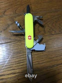 Victorinox 10 Virtue Knife Luminous neon yellow SWISS ARMY