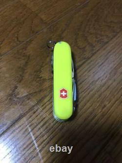 Victorinox 10 Virtue Knife Luminous neon yellow SWISS ARMY