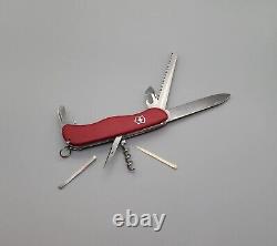 Victorinox 111mm Rucksack Swiss Army Knife Slide Locking Red Discontinued