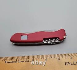 Victorinox 111mm Rucksack Swiss Army Knife Slide Locking Red Discontinued