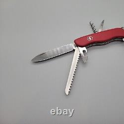 Victorinox 111mm Rucksack Swiss Army Knife Slide Locking Red Discontinued