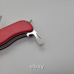 Victorinox 111mm Rucksack Swiss Army Knife Slide Locking Red Discontinued