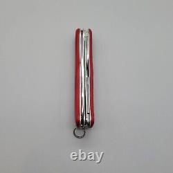 Victorinox 111mm Rucksack Swiss Army Knife Slide Locking Red Discontinued