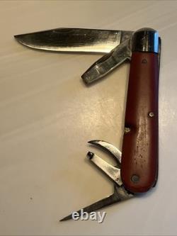 Victorinox 1891 Swiss Army Knife Soldier's J Stamp  EXCELLENT CONDITION