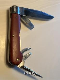 Victorinox 1891 Swiss Army Knife Soldier's J Stamp  EXCELLENT CONDITION